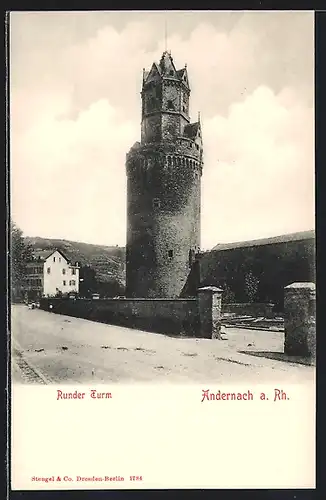 AK Andernach a. Rh., Runder Turm