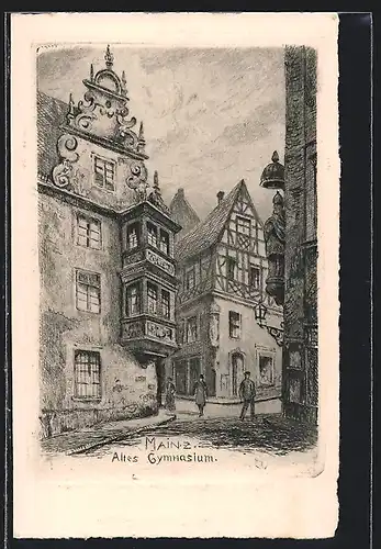 Künstler-AK Mainz, Altes Gymnasium