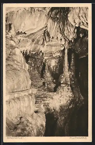 AK Streitberg, Flutmarke in der Binghöhle