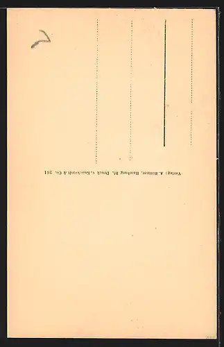 AK Hamburg, Schiller-Denkmal in Parkanlage