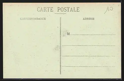 AK Creil, Rue du Haut des-Tuts, Strassenpartie mit Höhlenwohnungen