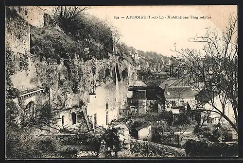 AK Amboise, Habitations Troglodytes, Höhlenwohnungen