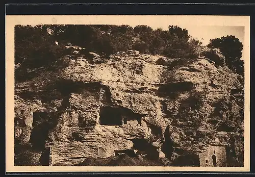 AK Bollene, Ancien village de Barry, Habitations Troglodytiques, Höhlenwohnungen
