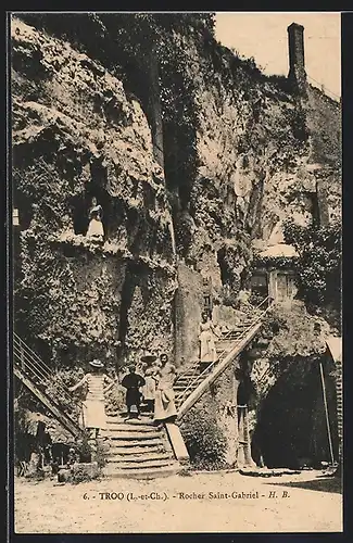 AK Troo, Rocher Saint-Gabriel, Höhlenwohnung