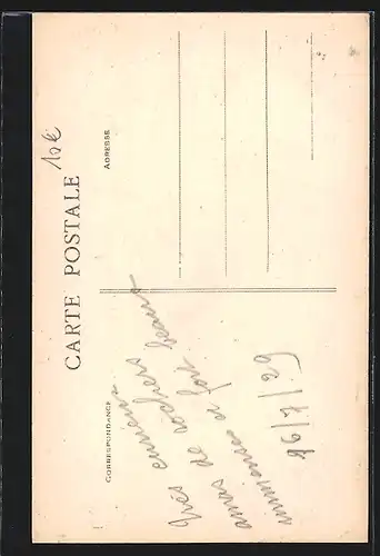 AK Tregastel-Plage, Rocher du Pere Eternal la Cour de l`ermite qui habite sous un des Blocs