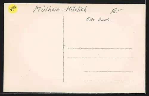 Foto-AK Mülheim-Kärlich, Schamotwerke in Witterschild 1918