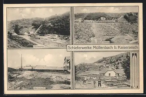 AK Müllenbach b. Kaisersesch, Colonia, Mariaschacht, Höllenpforte II, Steinbruch