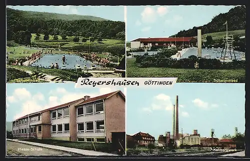 AK Göttingen-Reyershausen, Kalibergwerk, Schwimmbad, Plesse-Schule