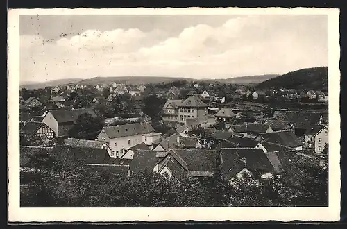 AK Asslar, Teilansicht mit Panoramablick