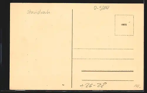Steindruck-AK Erfurt, Königliche Regierung