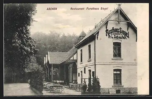 AK Aachen, Gasthof Forsthaus Siegel