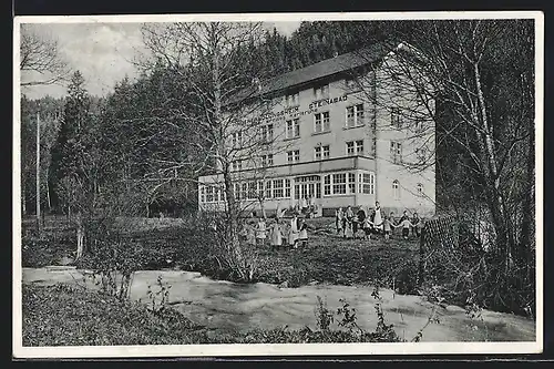 AK Bonndorf /Schw., Kindererholungsheim Steinabad, Karl Stritt-Bau