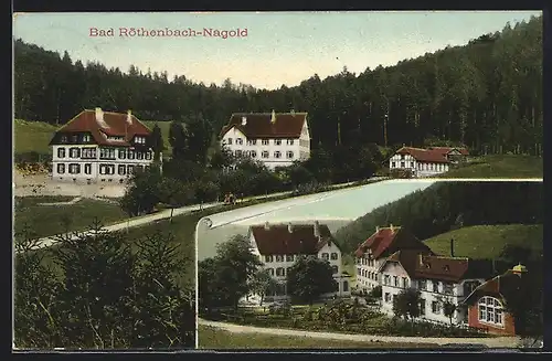 AK Bad Röthenbach-Nagold, Ortspartien