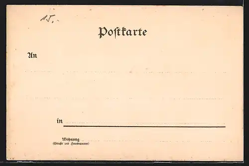 Lithographie Weimar, Grossherzogliches Meuseum