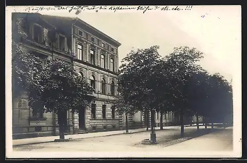 AK Durlach, Gymnasium mit Strassenpartie 1913