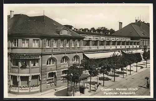 AK Dresden-Weisser Hirsch, Parkhotel, Teilansicht