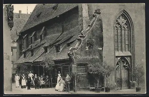 AK Nürnberg, Gasthaus Bratwurstglöcklein