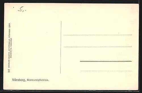 AK Nürnberg, Gasthaus Bratwurstglöcklein