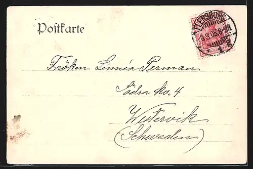 AK Kollund, Ortsansicht vom Wasser aus