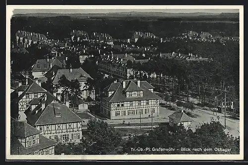 AK Grafenwöhr, Truppenübungsplatz, Blick nach dem Ostlager