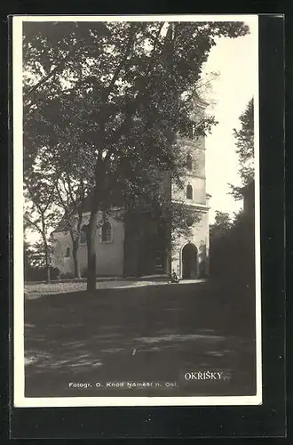 AK Okrisky, Ansicht der Kirche