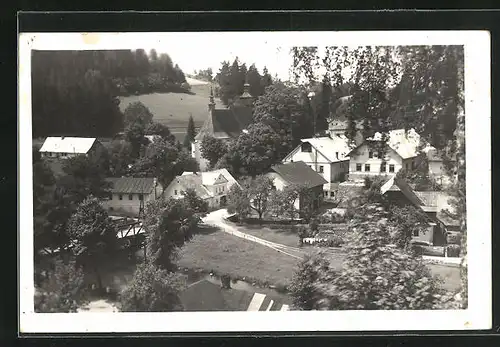 AK Klasterec n. Orlici, Geäudepartie an der Kirche