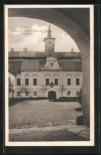 AK Chrast, Pohled ze zámecké fortny do vnitr zámku