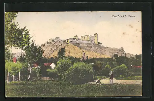 AK Pardubice, Kunetická Hora mit Schloss
