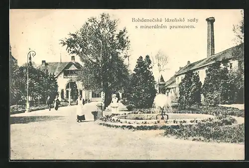 AK Bad Bochdanetsch / Lazne Bohdanec, s minerálnim pramenem