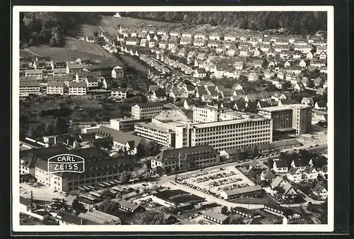 AK Oberkochen /Württ., Werk Carl Zeiss aus der Vogelschau