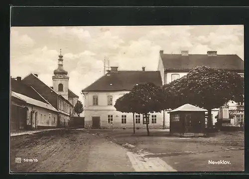 AK Neveklov, Strassenpartie im Ortskern