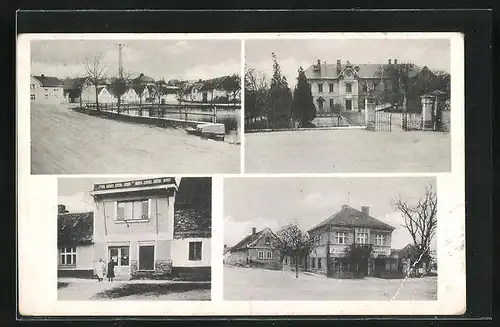 AK Pschedmierschitz an der Iser / Predmerice nad Jizerou, Ortsansichten