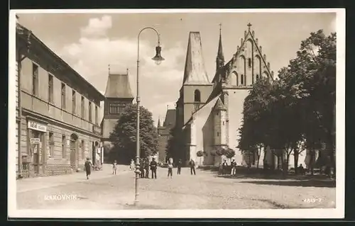 AK Rakovník, Strassenpartie in der Ortschaft