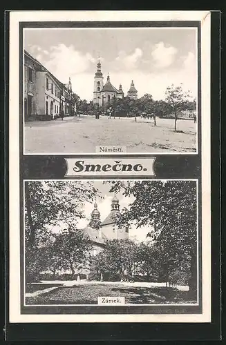 AK Smecno, Namesti, Zamek