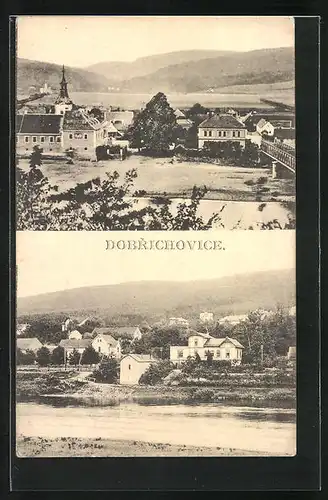 AK Dobrichovice, Ortspartie, Uferpartie