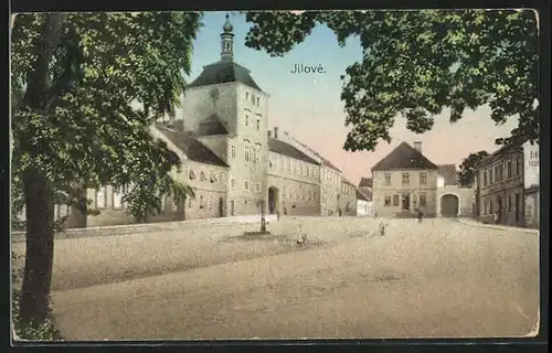 AK Jilove, Kleiner Brunnen am Rathaus