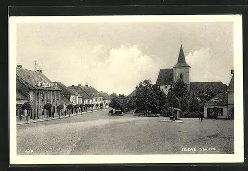 AK Jilove, Motiv vom Marktplatz