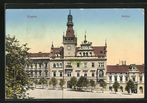 AK Kladno, Radnice, Am Rathaus