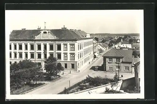 AK Stara Boleslav, Obecná a mestanská skola, Blick in den Ort