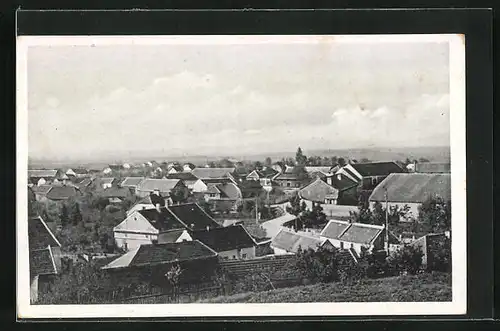 AK Klucov u Porican, Blick über die Dächer der Ortschaft