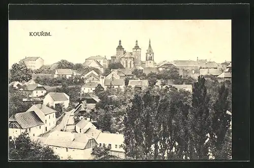 AK Kourim, Kirche im Stadtbild