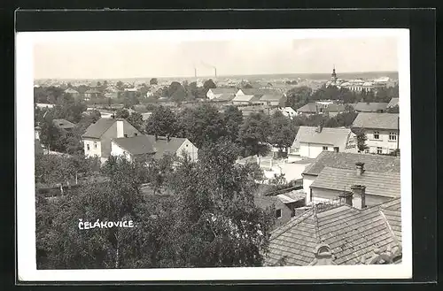 AK Celákovice, Blick über die Dächer