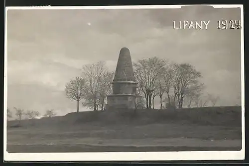 AK Lipany, Denkmal 1924