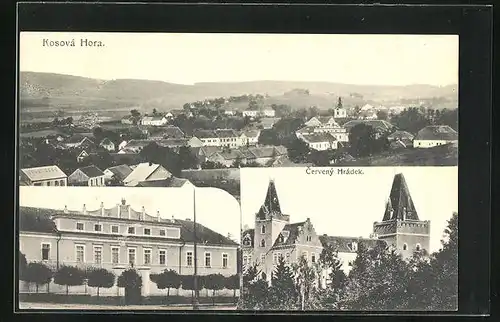 AK Kosová Hora, Cervený Hrádek, Panorama