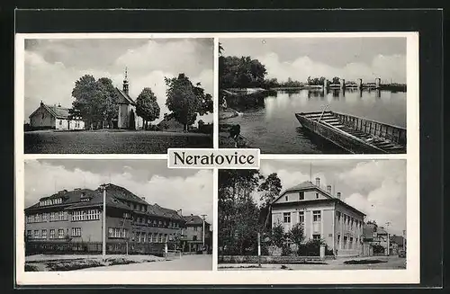 AK Neratovice, Hotel, Uferpartie, Ortspartie