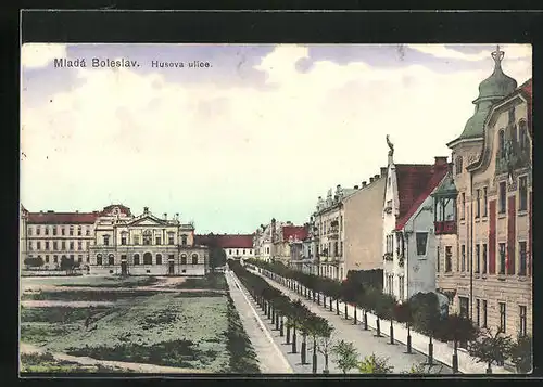 AK Jung Bunzlau / Mlada Boleslav, Husova ulice