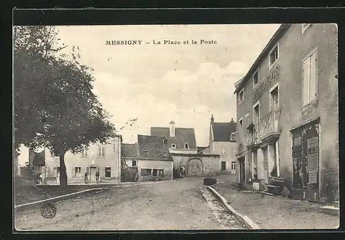 AK Messigny, La Place et la Poste