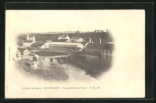 AK Montzeron, Vue générale des Usines