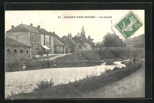 AK Gissey-sur-Ouche, Le canal