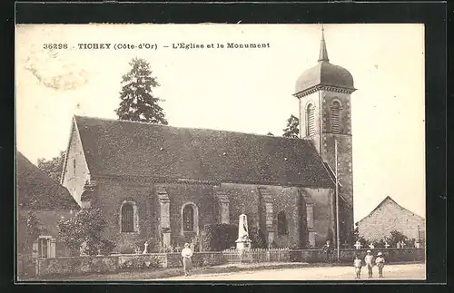 AK Tichey, L`Eglise et le Monument